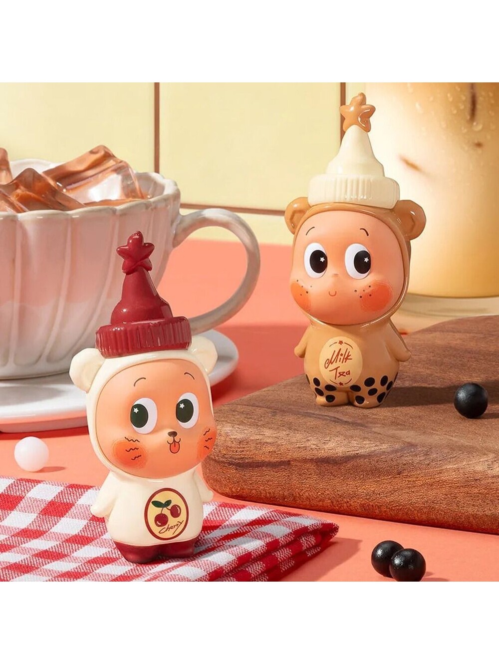 POP MART x Twinkle Twinkle Bubble Tea & Cherry Ice Tea Figure- BRAND NEW (US)